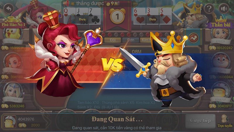 Đại chiến đỏ đen và cách chơi cực hay, dễ thắng dành cho tân thủ 2 Đại chiến đỏ đen 68 game bài