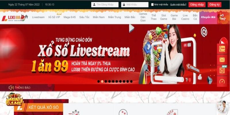Xổ số lô đề hấp dẫn chỉ có tại Lixi88